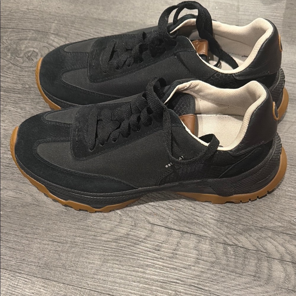 Coach Black Sneakers with Gum Outsole